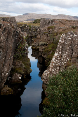 gorge with water ribbon