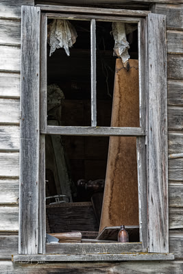 Abandoned House Window
